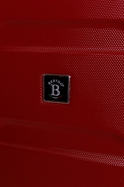 Travel case Bertoo Firenze, red, 97 l .