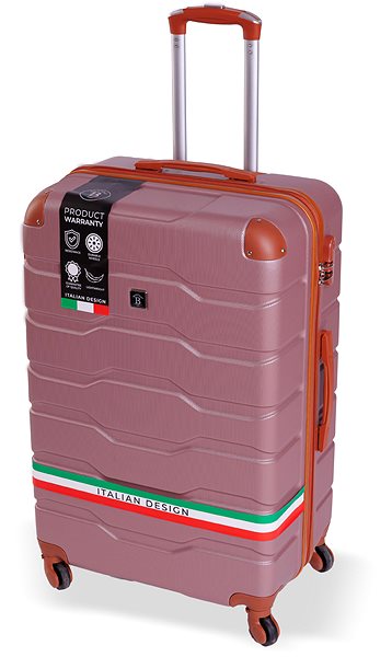 Cestovný kufor Bertoo Firenze, ružový, 112 l ...
