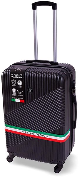 Cestovný kufor Bertoo Milano, čierny, 70 l ...