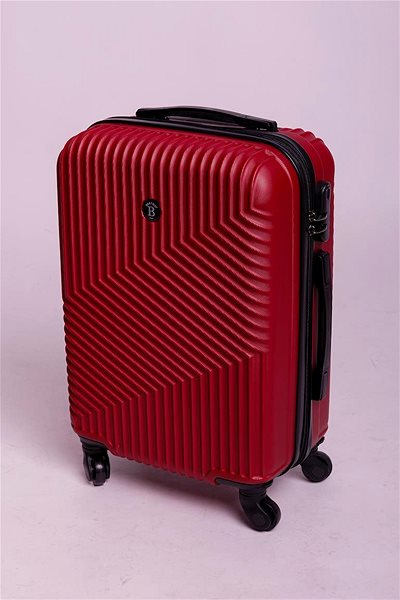 Cestovný kufor Bertoo Milano, červený, 38 l ...