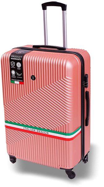 Cestovný kufor Bertoo Milano, ružový, 99 l ...