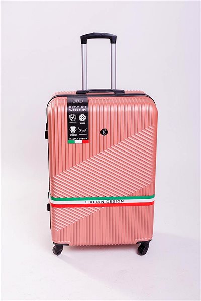 Cestovný kufor Bertoo Milano, ružový, 99 l ...