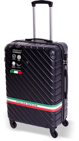 Cestovný kufor Bertoo Roma, čierny, 58 l ...
