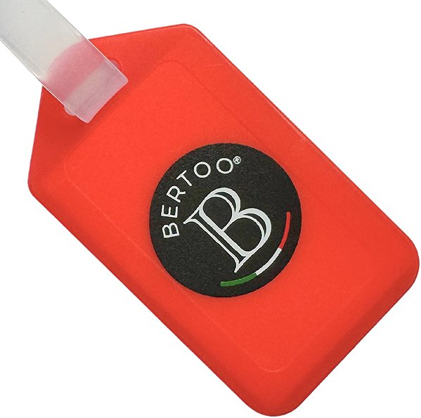 Name tag for luggage Bertoo name tag for luggage Giorgia - red .