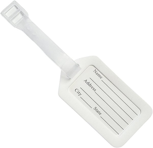 Name tag for luggage Bertoo name tag for luggage Giorgia - white .