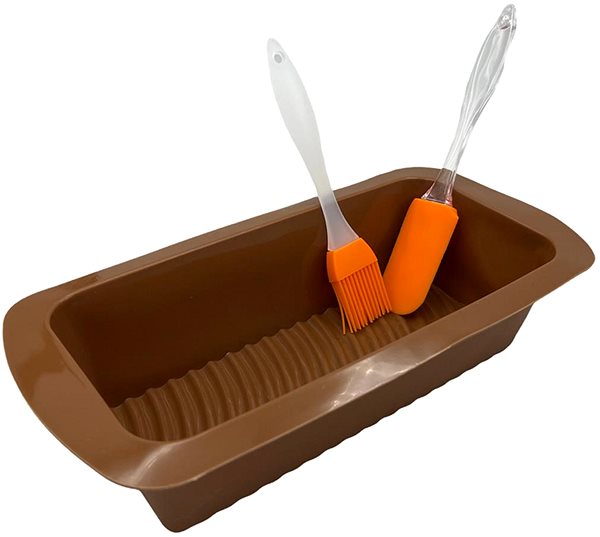 Baking Mould KINGHOFF Alpenburg Silicone mould with accessories for baking bread ...