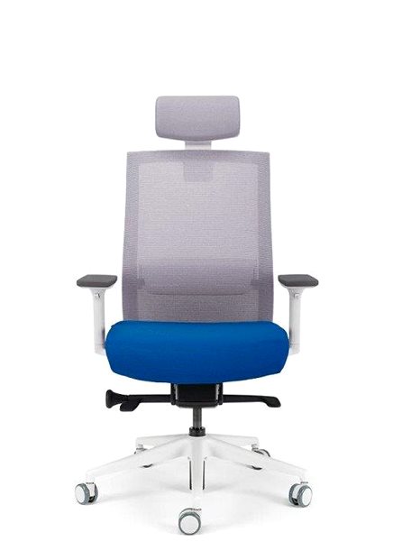 Office Chair BESTUHL
S27 White blue with headrest ...