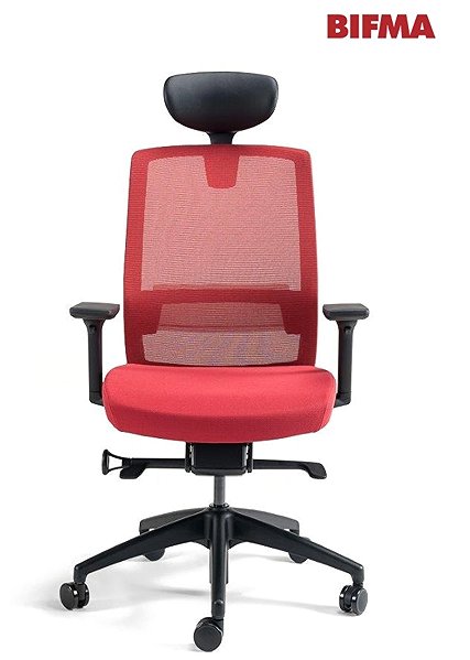 Office Chair BESTUHL
J17 red with headrest ...