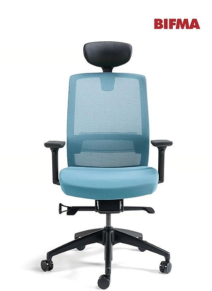 Office Chair BESTUHL
J17 light blue with headrest ...