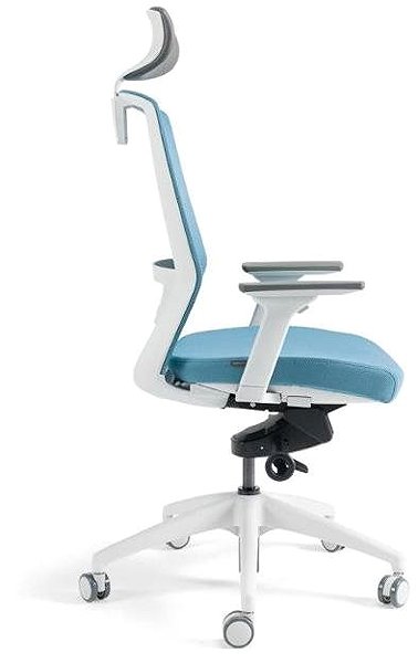 Office Chair BESTUHL
J17 White light blue with headrest ...