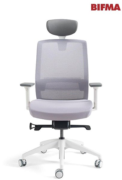 Office Chair BESTUHL
J17 White grey with headrest ...