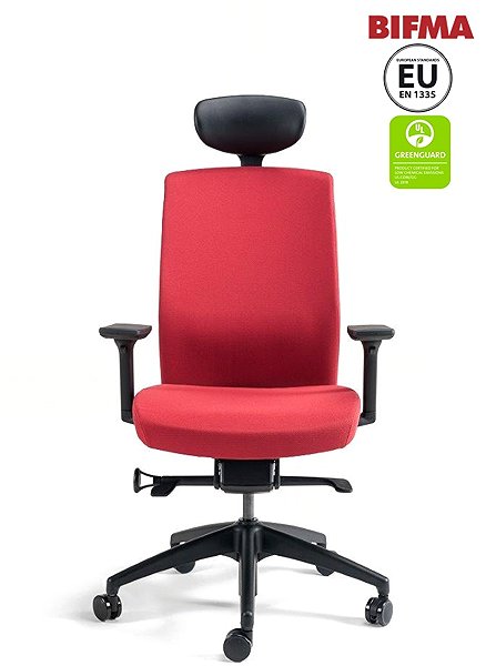 Office Chair BESTUHL
J2 red with headrest ...