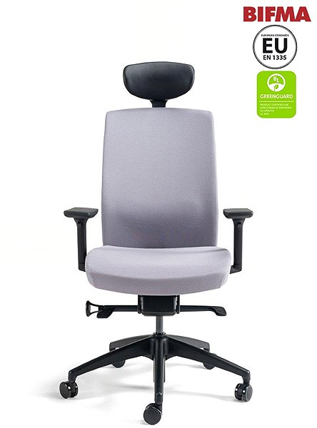 Office Chair BESTUHL
J2 grey with headrest ...