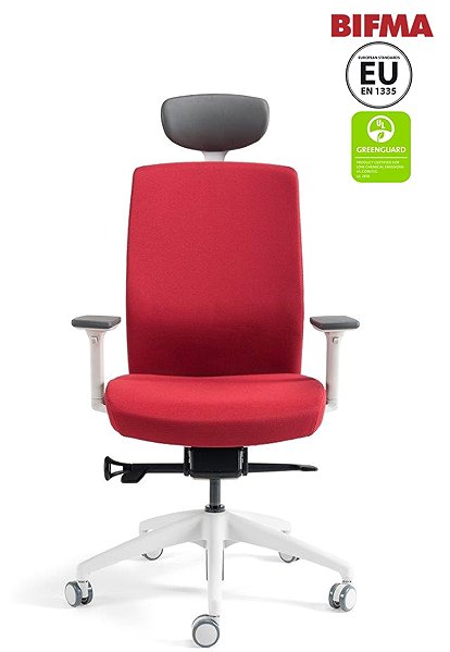 Office Chair BESTUHL
J2 White red with headrest ...