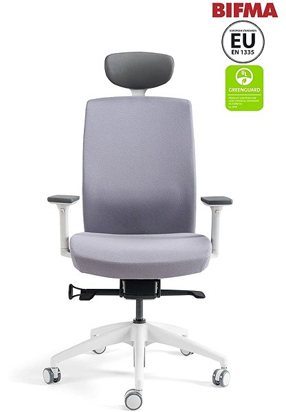 Office Chair BESTUHL
J2 White grey with headrest ...