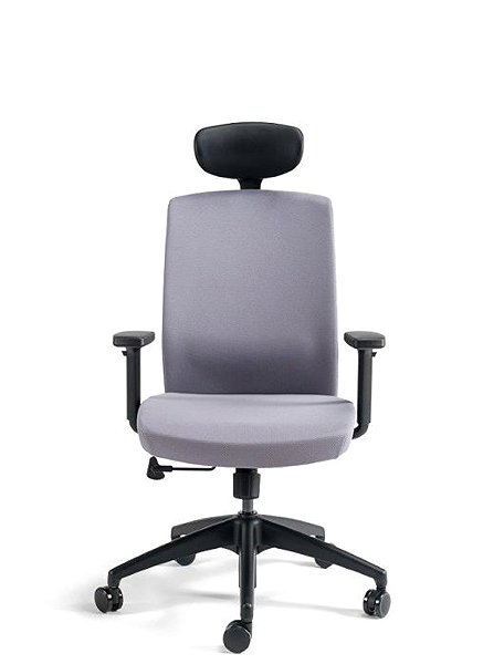 Office Chair Bestuhl J2 ECO grey with headrest ...