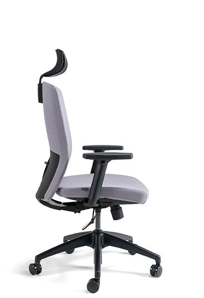 Office Chair Bestuhl J2 ECO grey with headrest ...