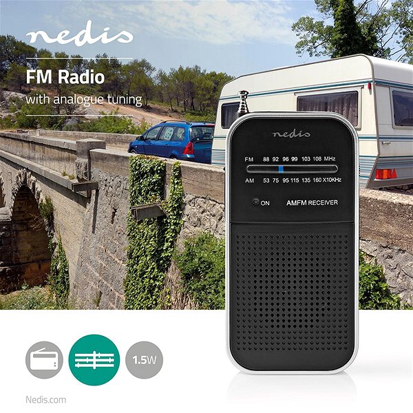Rádió Nedis RDFM1110SI ...