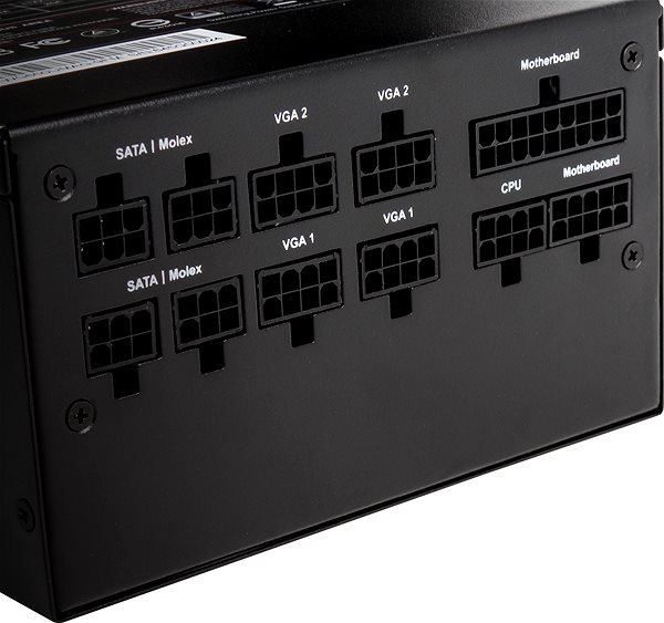 PC-Netzteil BitFenix Whisper M 650 Watt Anschlussmöglichkeiten (Ports)
