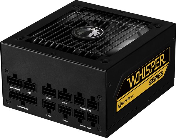 PC Power Supply BitFenix Whisper M, 750W Lateral view