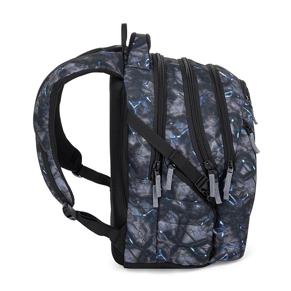School backpack BAGMASTER BAG 24 A student backpack - grey .