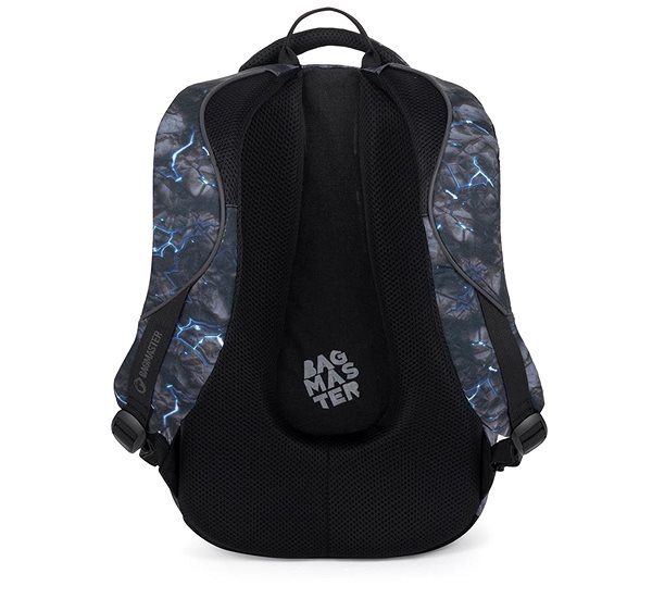 School backpack BAGMASTER BAG 24 A student backpack - grey .