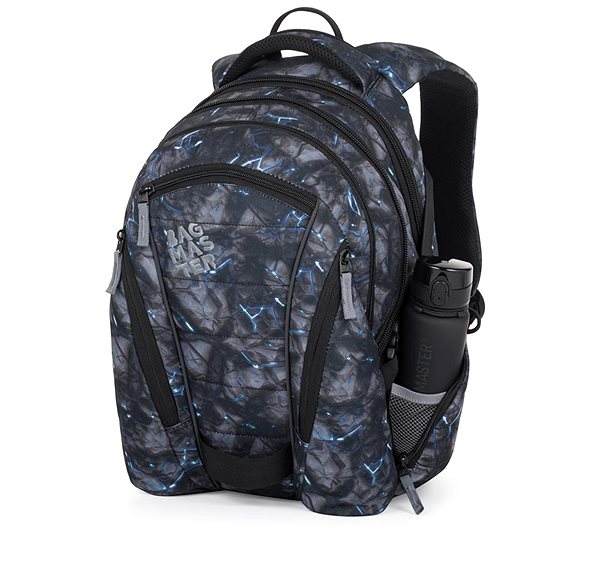 School backpack BAGMASTER BAG 24 A student backpack - grey .