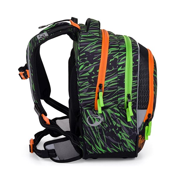 School backpack BAGMASTER BETA 24 B school backpack - tiger .