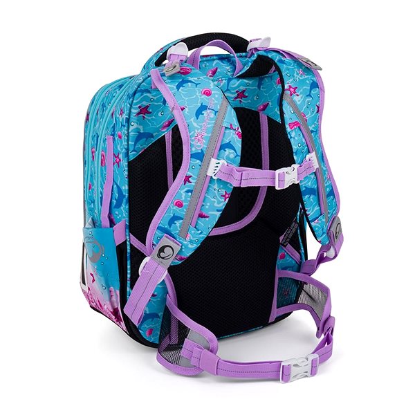 School backpack BAGMASTER LUMI 24 A school backpack - mermaid .