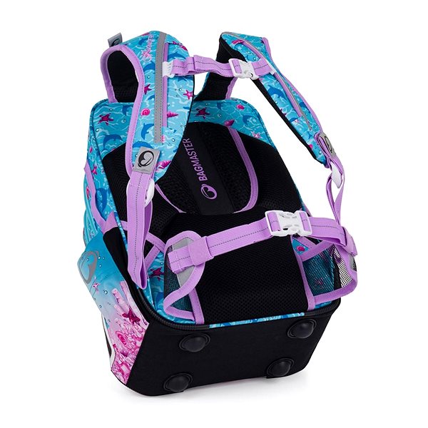 School backpack BAGMASTER LUMI 24 A school backpack - mermaid .
