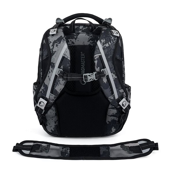 Schulrucksack BAGMASTER LUMI 24 B Schulrucksack - Fighter Jets .