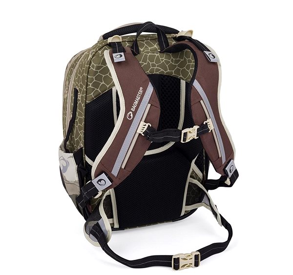 School backpack BAGMASTER LUMI 24 C school backpack - dinosaur .