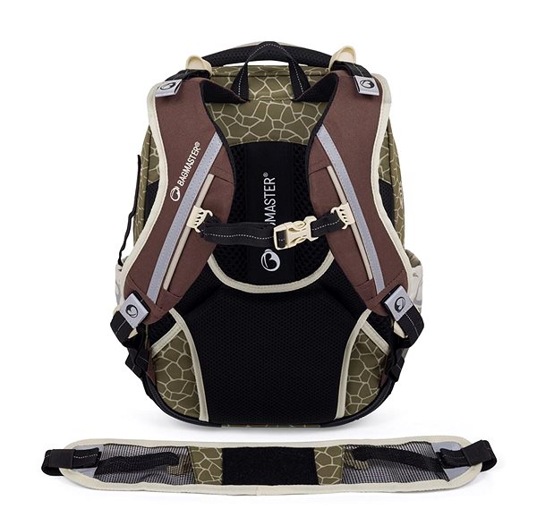 School backpack BAGMASTER LUMI 24 C school backpack - dinosaur .