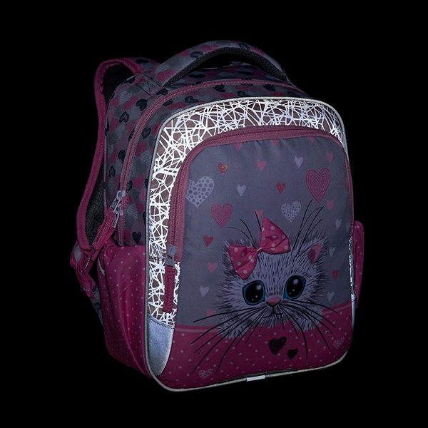 School backpack BAGMASTER MINI 24 A preschool backpack - cat .