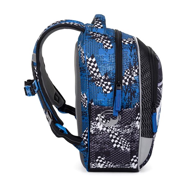 School backpack BAGMASTER MINI 24 B preschool backpack - car .