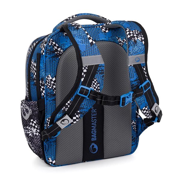 School backpack BAGMASTER MINI 24 B preschool backpack - car .
