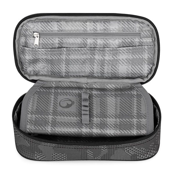 Schlampermäppchen BAGMASTER LINCOLN 24 A - Federmäppchen für Schüler - grau ...