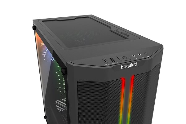 Počítačová skříň be quiet! Pure Base 500DX Black Možnosti připojení (porty)