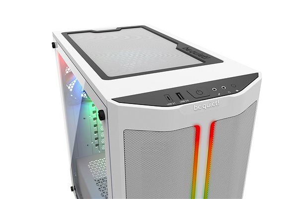 PC skrinka be quiet! Pure Base 500DX White Možnosti pripojenia (porty)