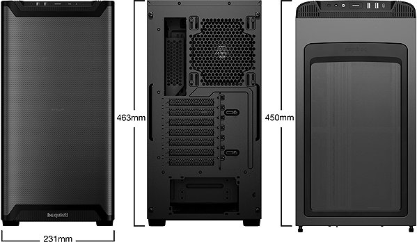 PC Case Be quiet! PURE BASE 501 Airflow Black ...
