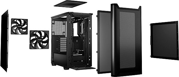 PC Case Be quiet! PURE BASE 501 Airflow Black ...