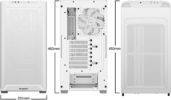 PC Case Be quiet! PURE BASE 501 Airflow Window White ...