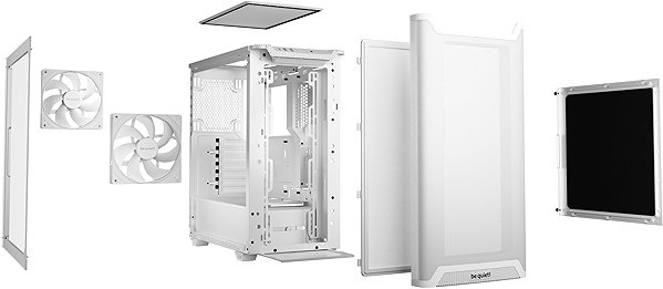 PC Case Be quiet! PURE BASE 501 Airflow Window White ...