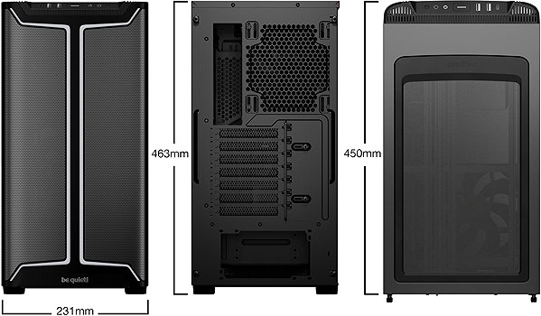 PC Case Be quiet! PURE BASE 501DX Black ...