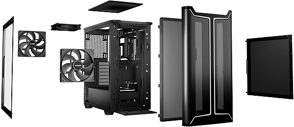 PC Case Be quiet! PURE BASE 501DX Black ...