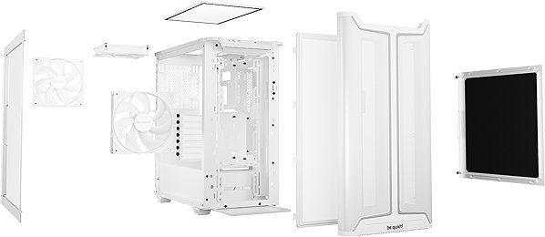 PC Case Be quiet! PURE BASE 501DX White ...