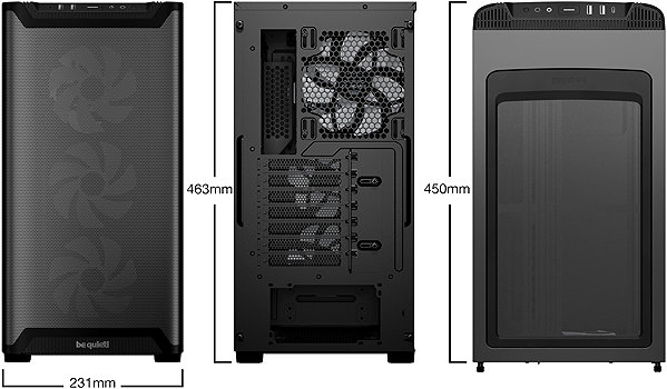 PC Case Be quiet! PURE BASE 501LX Black ...