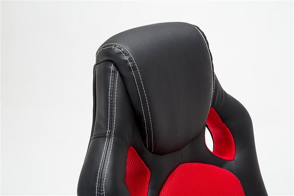 Herná stolička BHM Germany Black, čierno-červená Vlastnosti/technológia