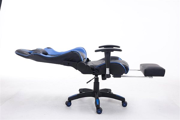 Gaming Chair BHM Germany Tores, Black/Blue Lateral view