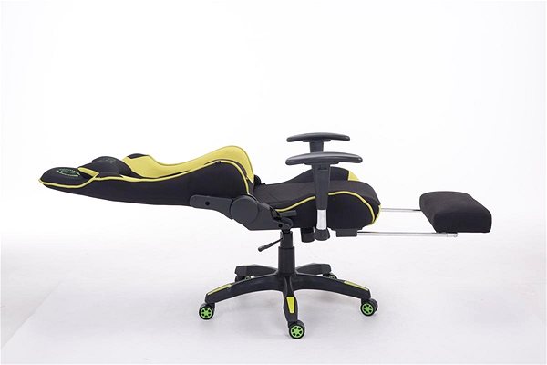 Gaming Chair BHM Germany Gerard, Black-Yellow Lateral view